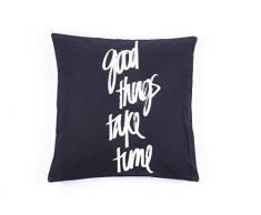 La Finesse - Housse de Coussin carrée décorative 50 x 50 cm pour la Maison en Coton pour Le Salon, Le canapé, la Chambre à Coucher cc136, Textile coloré, Taille Unique