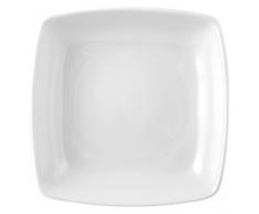 Home Lot de 6 Assiettes en Porcelaine Fond 24 cm