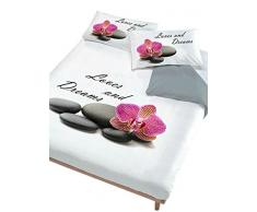 Italian Bed Linen Love Un lit de 80/95 (150 x 200 cm-) 52 x 82 cm