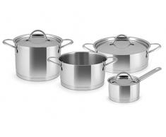 INOXPRAN 5300 Pleasure Batterie de casseroles, 7 pièces INOX, Inoxydable, Acier, 7 unités