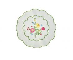 Bellanda 76386â30Â Sets de Table Ronde, Polyester, Champagne, 30Â x 30Â x 0,5Â cm