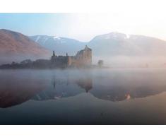 Papier Peint poster panoramique KILCHURN CASTLE 4 x 2,70 m | DÃ©co et photo murale XXL QualitÃ© HD Scenolia
