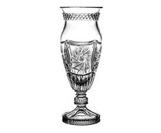 Crystaljulia 6554 Vase en cristal au plomb Transparent