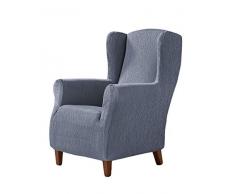 Estoralis Housse de Fauteuil Oreiller Ãlastique Orejero Argent