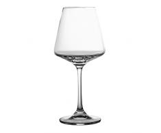 Crystelle aljulia Verres Ã vin, Verre, 360Â ML, 10Â x 10Â x 20,5Â cm, 6Â unitÃ©s de
