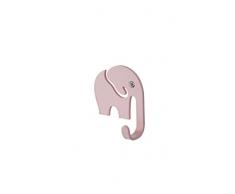 Taberner Elephant Cintre Moderne 5x6x8 cm Rose