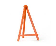 Quantum Art Chevalet de Table en Bois Easel-Mini 200 - De en Bois de hÃªtre - Orange - 200Â mm