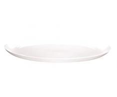 ASA 1987013Â de Table Plat Ovale en CÃ©ramique, Blanc, 40Â x 32Â x 10Â cm