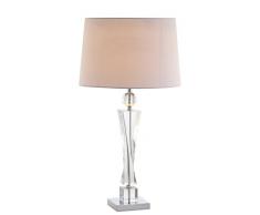 interfan Lampe de bureau E27, chrome, 40Â x 40Â x 74Â cm