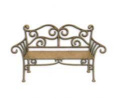 dayka Trade banc décoratif, carton aggloméré multicolore, 10 x 6 cm