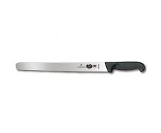 Victorinox 5.4203.36 Couteau à Jambon Tranchant denté, Acier Inoxydable, Brun, 30 x 5 x 5 cm