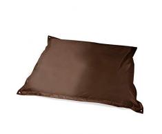 Pushbag Pouf, Polyester, Marron, 170 x 140 cm