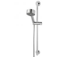 Haceka 402359 Barre de douche Kosmos Chrome avec pommeau