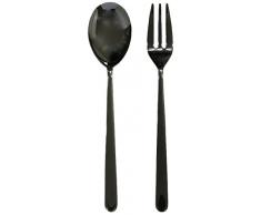 Mepra 108744110 Set 2 Couverts Servir Linea Oro Nero