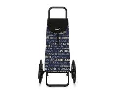 GARMOL Chariot de Courses 55L Bleu