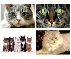 Capricci Italiani Lot de Sets de Table, Multicolore, Taille Unique