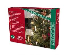 Konstsmide 1140-000 Guirlande dEclairage de Sapin Intérieur 10 Lampes Claires 230 V Câble Vert
