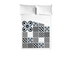 Devota & Lomba Carreau â Parure de draps Cama 90 (160 x 270 cm + 50 x 90 cm) Multicolore