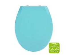 Wenko 22078100 Kos Abattant WC Plastique Bleu 47,0 x 38,5 x 7,7 cm