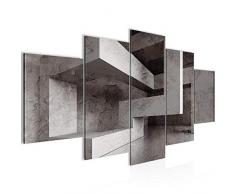 Tableau decoration murale 3D Labyrinthe 200 x 100 cm - XXL Impression sur Toile Salon Appartment 5 Parties - prÃªt Ã accrocher - 506251a