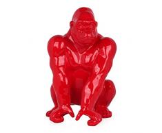 World Art Orangutan grand Sculpture En RÃ©sine, Multicolore, 55x43x36 Cm