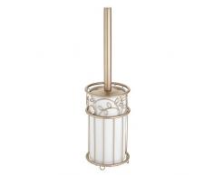 iDesign 77388EU Twigz, Brosse WC et Support pour Salle de Bains perlé, Acier Inoxydable, Pearl Champagne