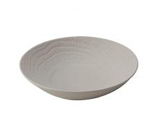 Revol RV648288 Assiette Coupe Arborescence, Porcelaine, Ivoire, 24 x 24 x 5,7 cm