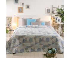 Sancarlos Kim Couvre-lit boutis Bleu Lit 135