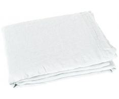 VENT DU SUD Drap Plat, Tissu, Neige, 300x270 cm