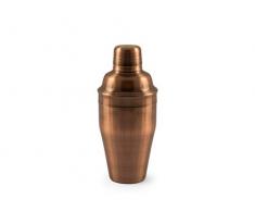 H&H 728808 Shaker Cocktail en acier inoxydable 18/10, couleur cuivre, 500 ml