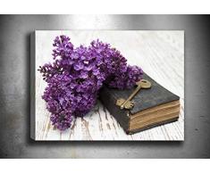 Bonamaison Peinture sur toile, multicolore, 50 x 70 cm - ConÃ§u et fabriquÃ© en Turquie