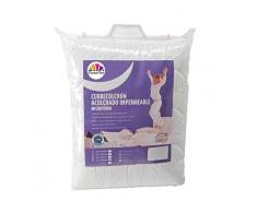 ForenTex Protecteur (im 180) imperméable Couvre Matelas Cousu Respirant Drap-Housse Ajustable, Microfibre, Blanc Neige, 1 pièce 180 X 190/200 cm