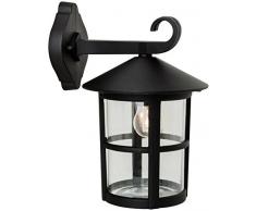 Firstlight 2356bk 60 W Stratford Downlight Lanterne, Noir, Métal, noir, E27 60 wattsW 230 voltsV