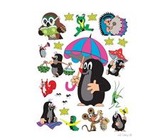 AG Design DK 1784 Mur autkleber Stickers Disney Taupe