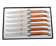 Forge De Laguiole T6 2M IN BR Couteau, Erika/Heide