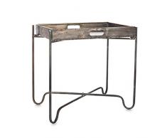 EUROCINSA 16193 Table dappoint Edmond, Fer, doré, 58 x 37 x 56 cm