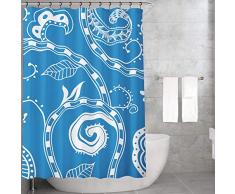 Bonamaison Rideau de Douche en Polyester Multicolore 155 x 220 cm