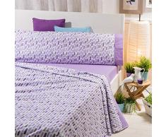 Sancarlos ColorsÂ âÂ Jeu de draps, 3Â piÃ¨ces 90 Lilas