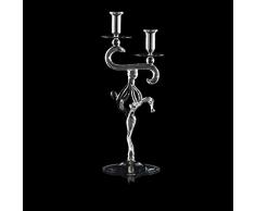 Art de Murano Chandelier, Noir, Taille Unique