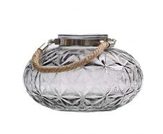 Dcasa Bougeoir en Verre pour décoration de Maison, Unisexe, Adulte, Multicolore, Unique