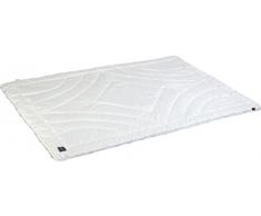 SchlafkultÂ® Sommeil Kultpiercing a1146Â dÃ©tÃ© Cotton Smooth Premium Couette, Coton, Blanc, Coton, Blanc, 200 x 135 x 4 cm