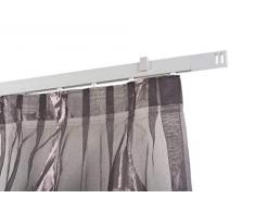 InCasa Tringle à Rideaux: 32 x 12 mm, L. 160 cm. en Aluminium Satin â Complet