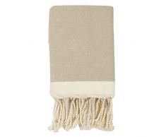 Moorish Idol - Fouta Losange- 100cm x 200cm- Taupe Clair