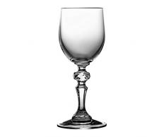 Crystaljulia 04155 Verre Ã vin en cristal de plomb 115 ml