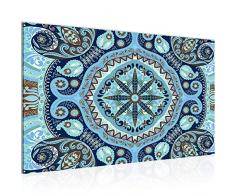 Tableau decoration murale Mandala - XXL Impression sur Toile Salon Appartment 1 Parties - prÃªt Ã accrocher - 506714b