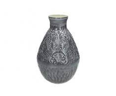 J. Kersten Vase en métal Gris 20 x 20 x 31 cm