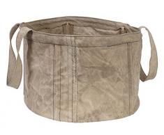 Colorique Panier de Rangement Ã Linge L Vintage sur Toile, diamÃ¨tre 47Â x 30Â cm