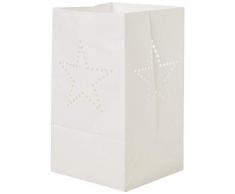 Tindra Lanterne en Papier Ignifuge, Ivoire, Taille Unique