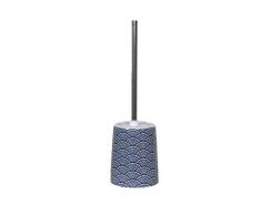 MSV 143657 Brosse de WC Bento, CÃ©ramique, Bleu/Blanc, 30 x 20 x 15 cm