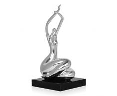 World Art RÃ©veil Sculpture En RÃ©sine, Multicolore, 59x29x30 Cm